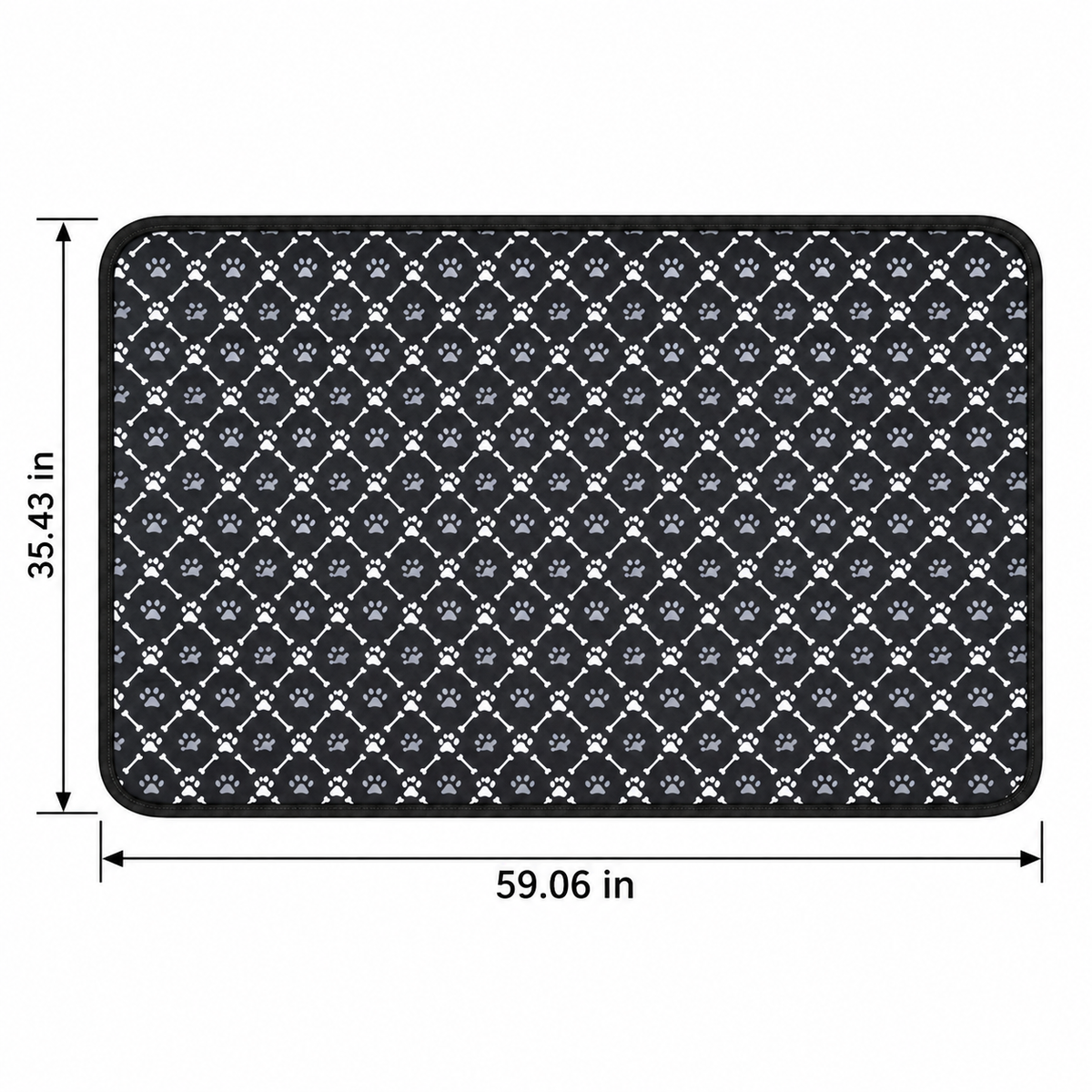 Reusable Washable Pet Training Pad – Absorbent Waterproof Non-Slip Dog & Cat Pee Mat.