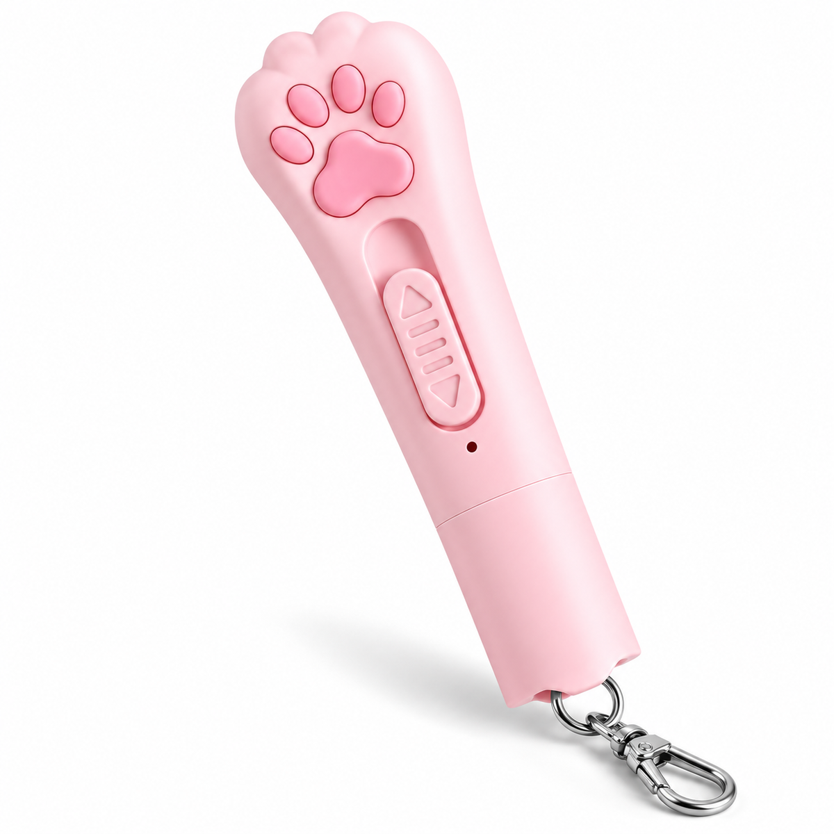 USB Rechargeable Cat Paw Laser Toy | 5 Projection Patterns 3‑in‑1 Interactive Cat Toy with UV Urine Detection Light & Keychain