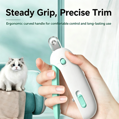 Adjustable Cat Nail Scissors with Built‑in Nail File for Cats & Small Dogs