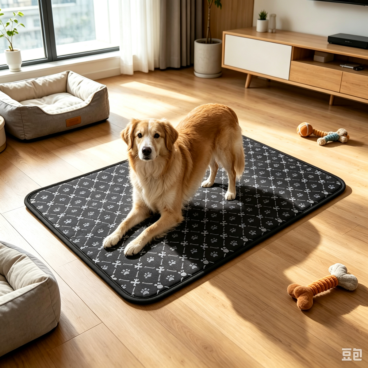 Reusable Washable Pet Training Pad – Absorbent Waterproof Non-Slip Dog & Cat Pee Mat.