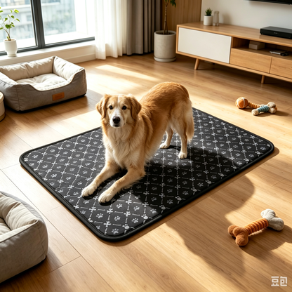 Reusable Washable Pet Training Pad – Absorbent Waterproof Non-Slip Dog & Cat Pee Mat.